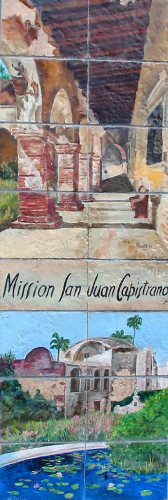 Misión Column (First Painting)